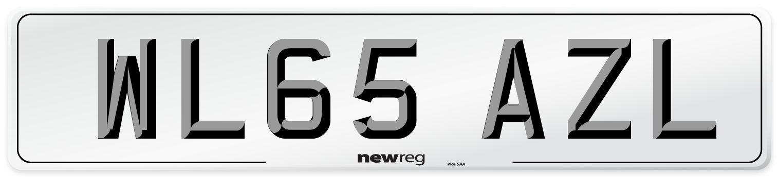 WL65 AZL Number Plate from New Reg